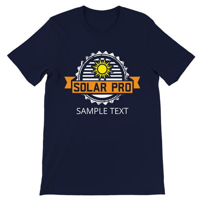 Certified Solar Pro Badge T-Shirt - Add Your Name!