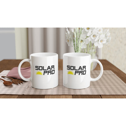 Solar Pro White 11oz Ceramic Mug