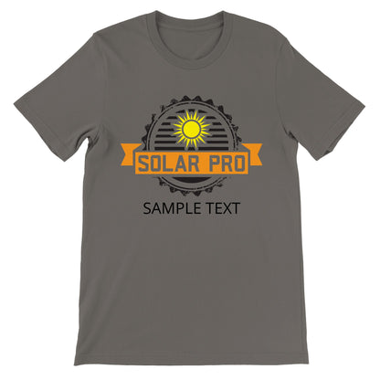 Certified Solar Pro Badge T-Shirt - Add Your Name!