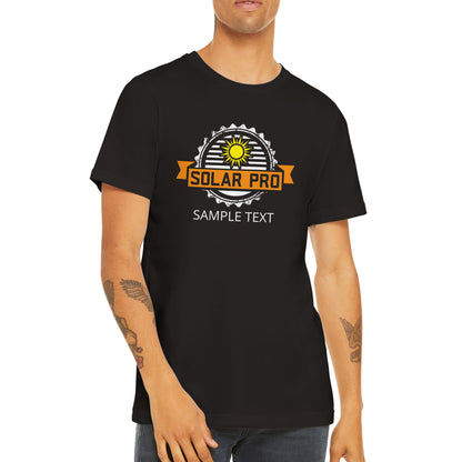 Certified Solar Pro Badge T-Shirt - Add Your Name!