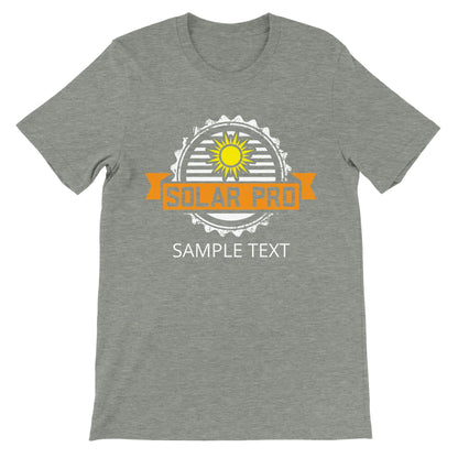 Certified Solar Pro Badge T-Shirt - Add Your Name!