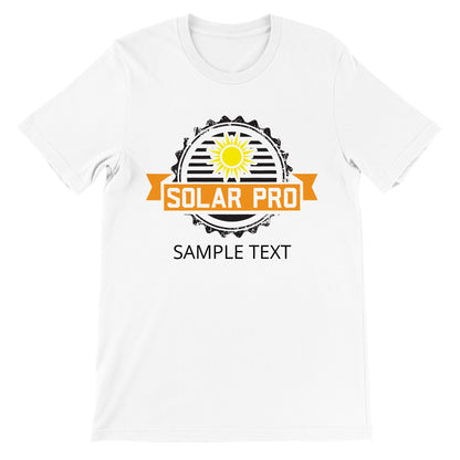 Certified Solar Pro Badge T-Shirt - Add Your Name!