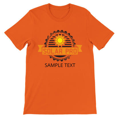 Certified Solar Pro Badge T-Shirt - Add Your Name!