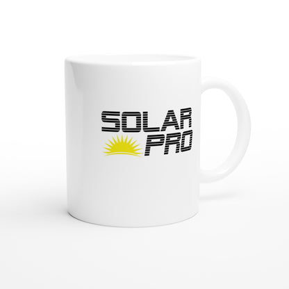 Solar Pro White 11oz Ceramic Mug