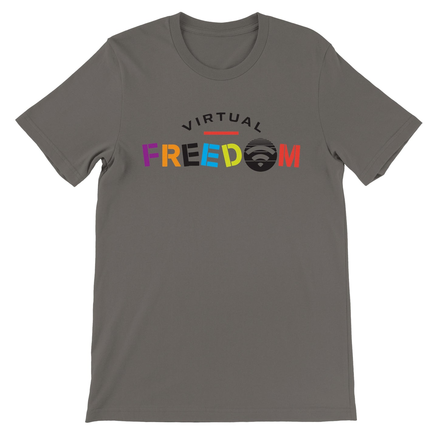 Virtual Freedom Wi-Fi Laptop Lifestyle T-Shirt