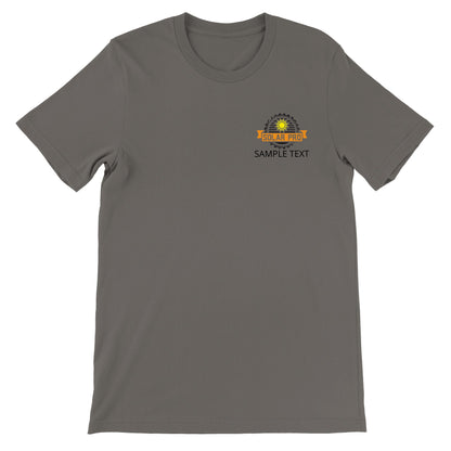 Certified Solar Pro Badge T-shirt- Add Your Name!