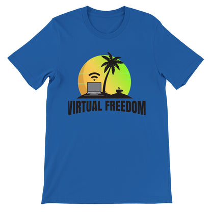 Virtual Freedom Laptop Lifestyle T-Shirt