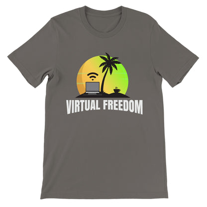 Virtual Freedom Laptop Lifestyle T-shirt