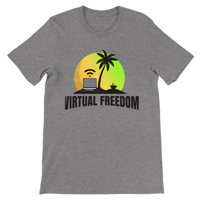 Virtual Freedom Laptop Lifestyle T-Shirt