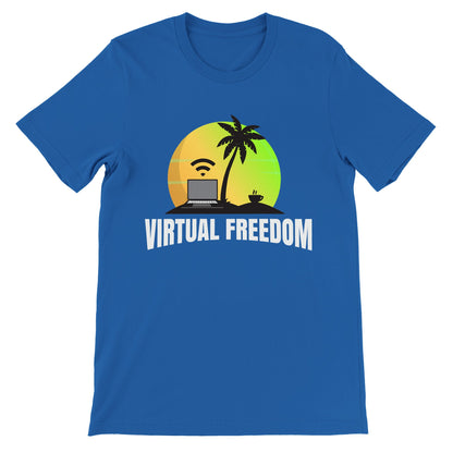 Virtual Freedom Laptop Lifestyle T-shirt