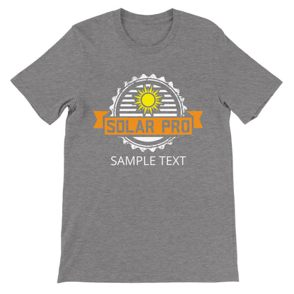 Certified Solar Pro Badge T-Shirt - Add Your Name!