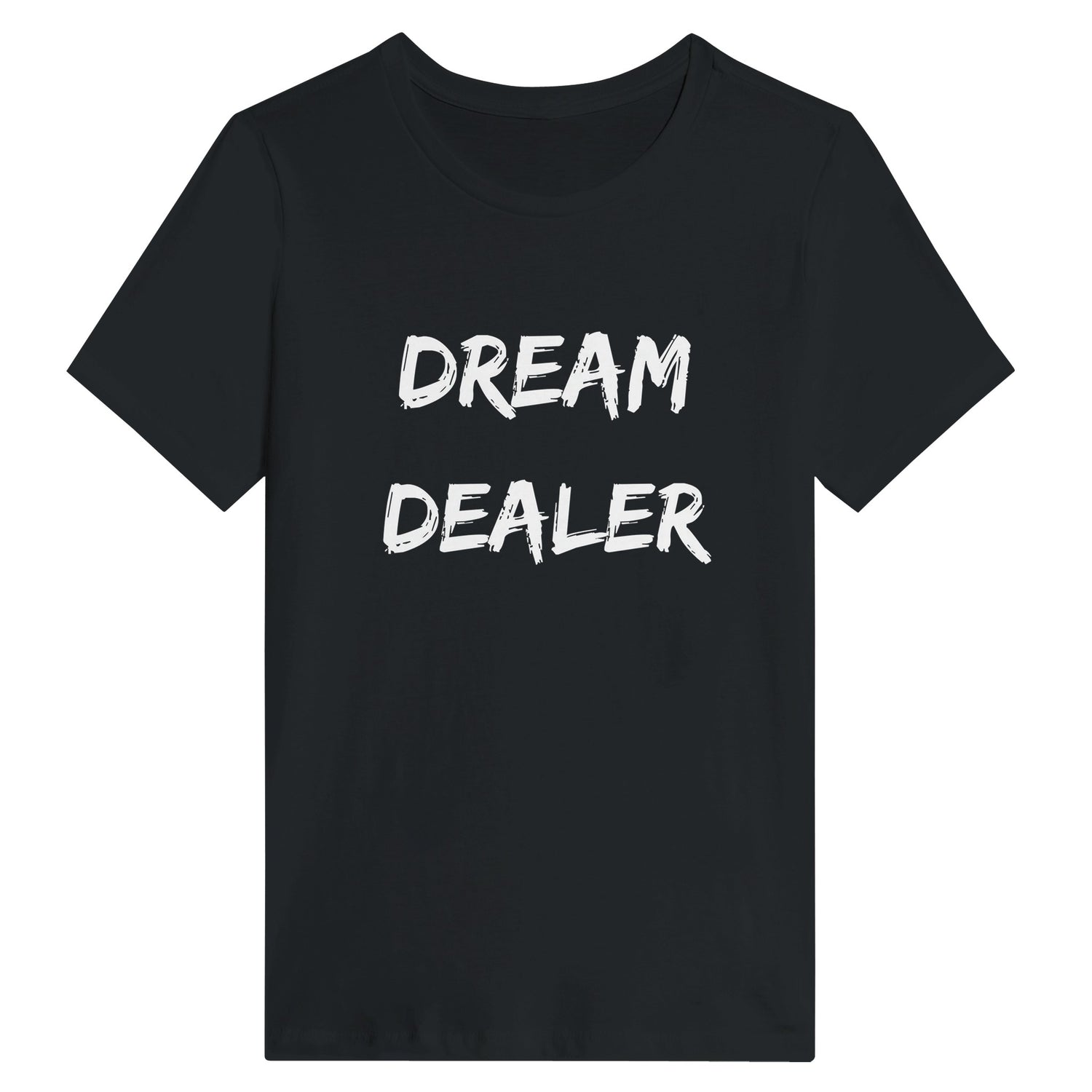 Dream Dealer women’s relaxed fit premium graphic tee for creators and freedom seekers