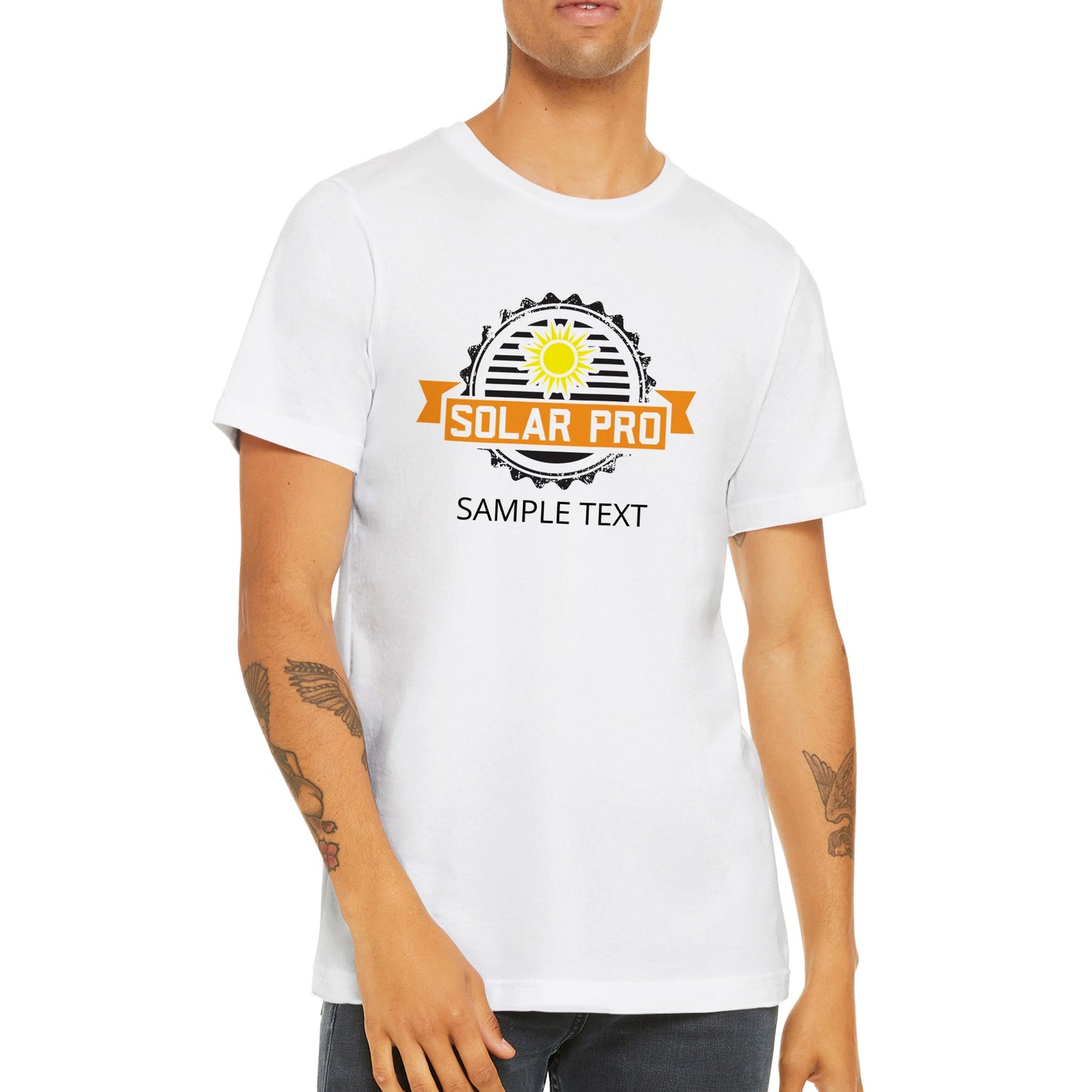 Certified Solar Pro Badge T-Shirt - Add Your Name!