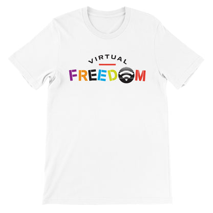 Virtual Freedom Wi-Fi Laptop Lifestyle T-Shirt