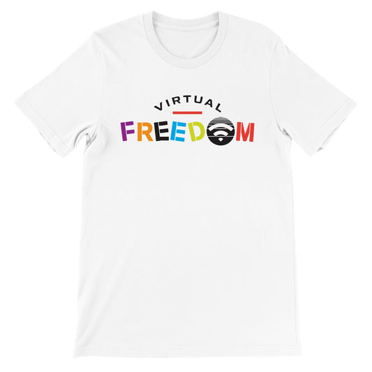 Virtual Freedom Wi-Fi Laptop Lifestyle T-Shirt