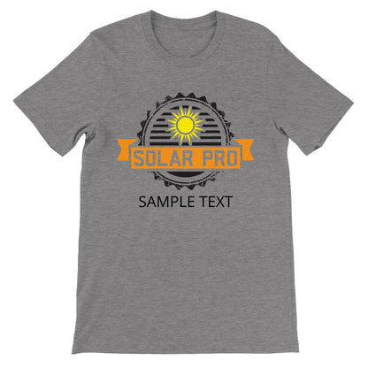 Certified Solar Pro Badge T-Shirt - Add Your Name!