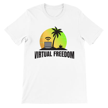 Virtual Freedom Laptop Lifestyle T-Shirt