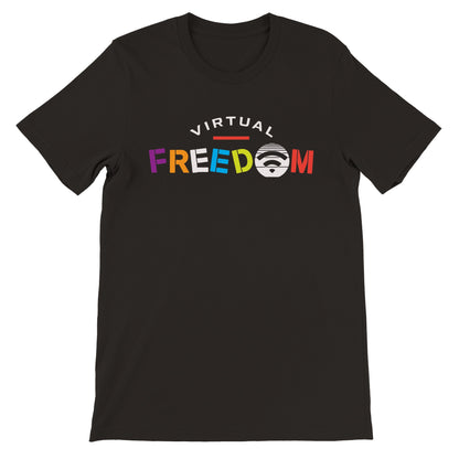 Virtual Freedom Wi-fi Laptop Lifestyle T-Shirt