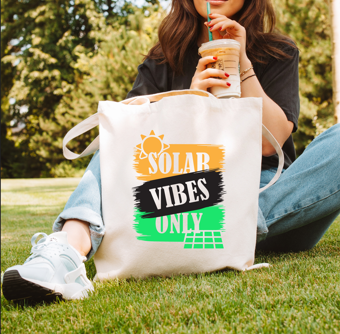 Solar Vibes Only - Premium Tote Bag